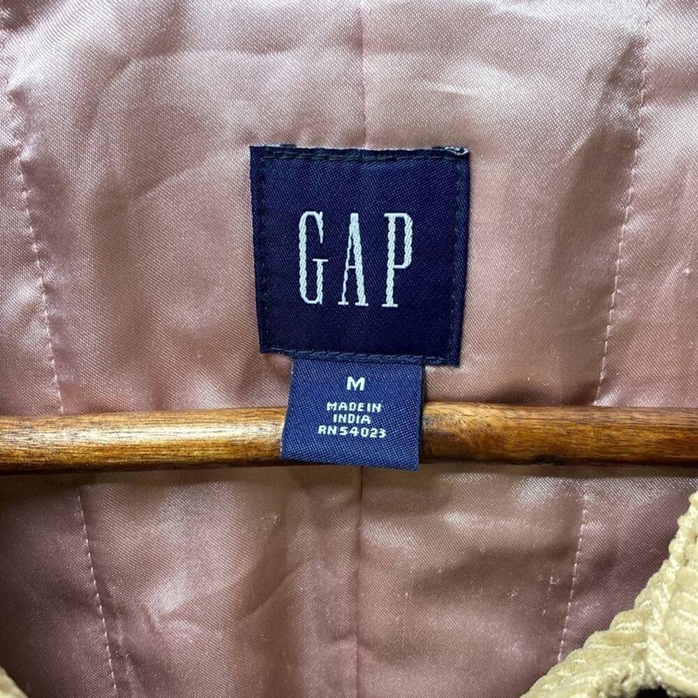 Gap Khaki Corduroy Double Button Front Jacket Siz… - image 2